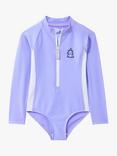 Roarsome Kids' Sparkle Swim Suit, Lilac