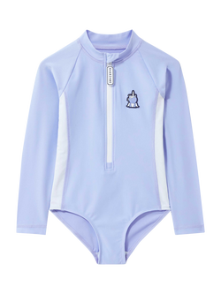 Roarsome Kids' Sparkle Swim Suit, Lilac - view 2, Lilac