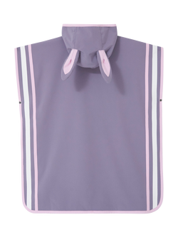 Roarsome Kids' Hop Poncho, Purple Mid - view 2, Purple Mid