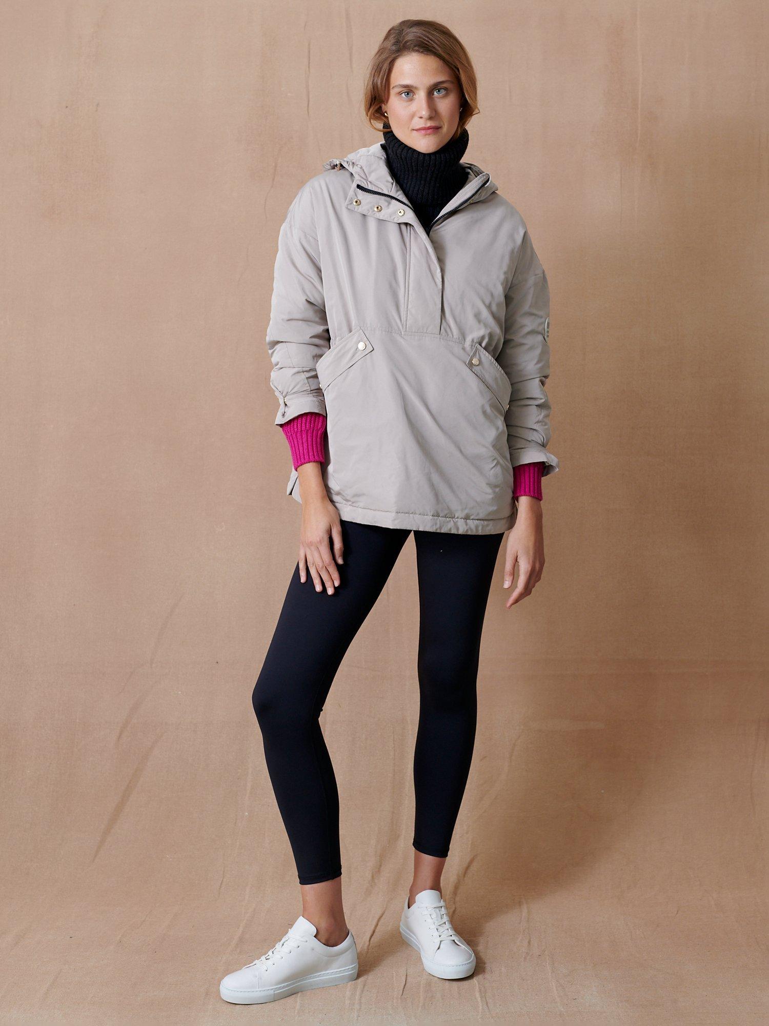 Cape Cove Plain Showerproof Jacket, Stone