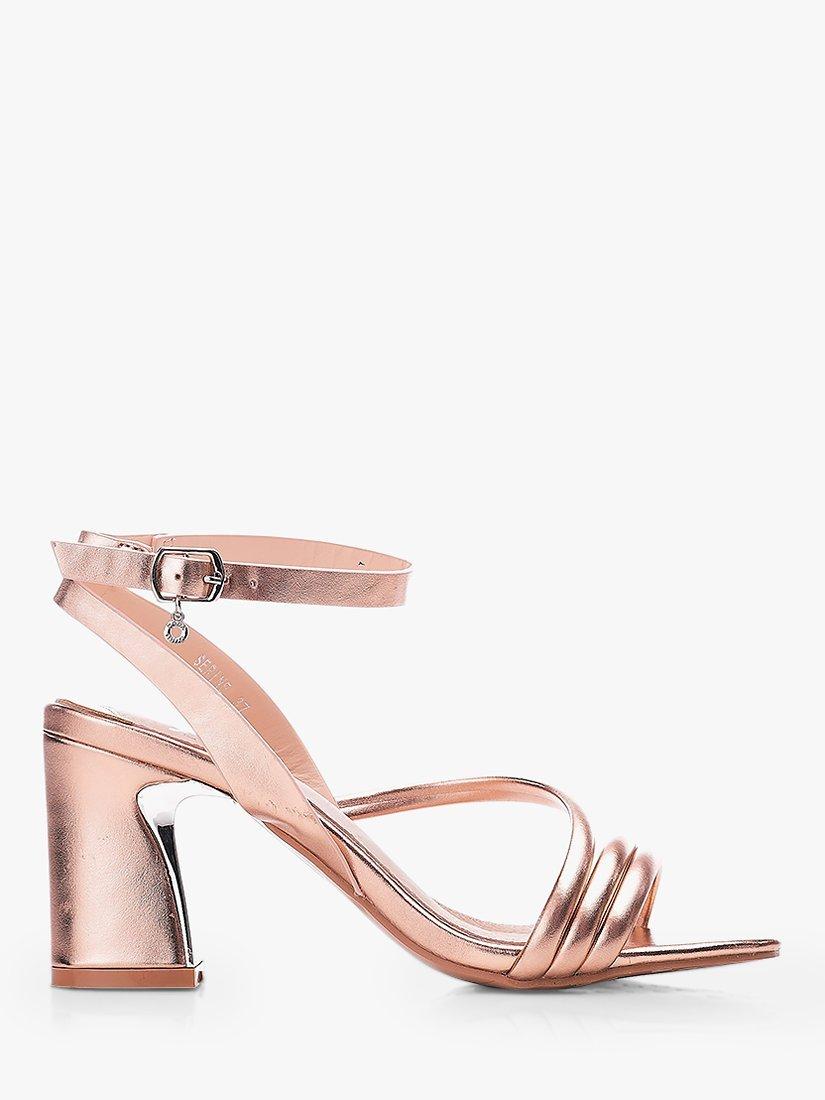 Moda in Pelle Seriner Leather Block Heel Sandals