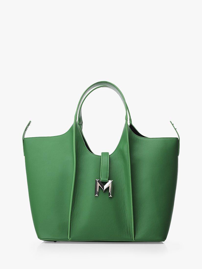 Moda in Pelle Rena Tote Bag, Green