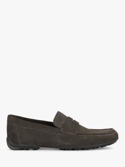 Geox Kosmopolis + Grip Suede Leather Loafers, Mud