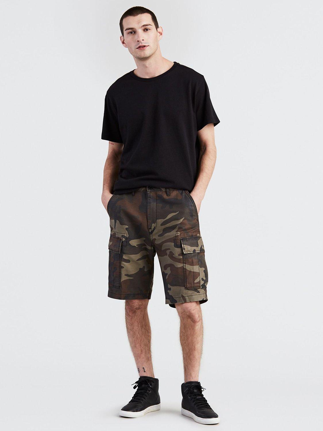 Levi's Carrier Cargo Shorts, Dark Camo