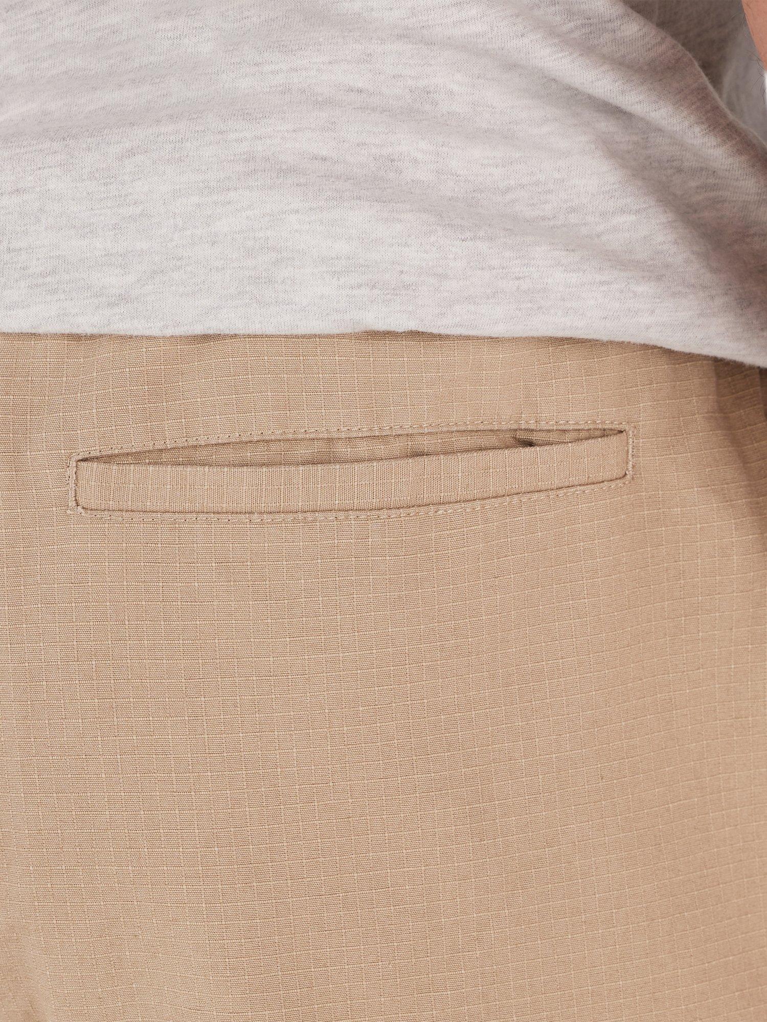 Product image 4 of 6, which shows Raging Bull Stretch Waist Twill Cargo Shorts, Tan, S