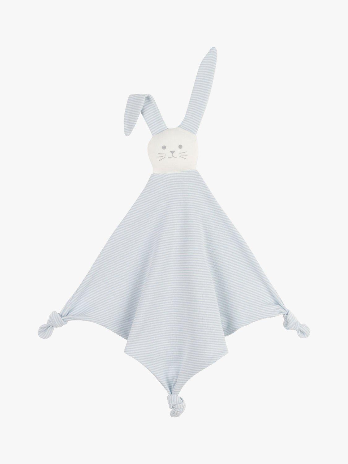 Petit Bateau Baby Pinstripe Comforter, Gomme/Marshmallow, One Size