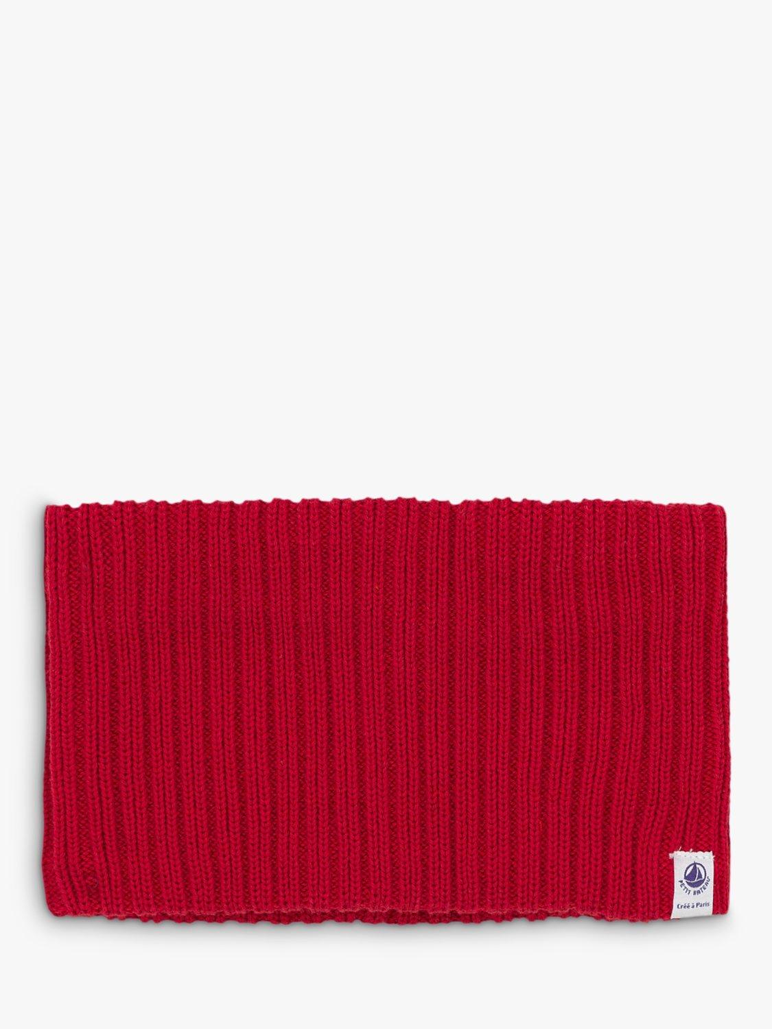 Petit Bateau Baby' Knitted Fleece Lined Snood, Stop, One Size