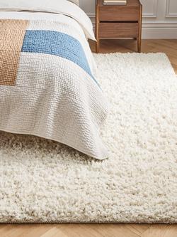 John Lewis Rhapsody Shaggy Rug - view 2, Ivory