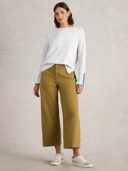 White Stuff Olive Split Side Jumper, Light Grey, Light Grey