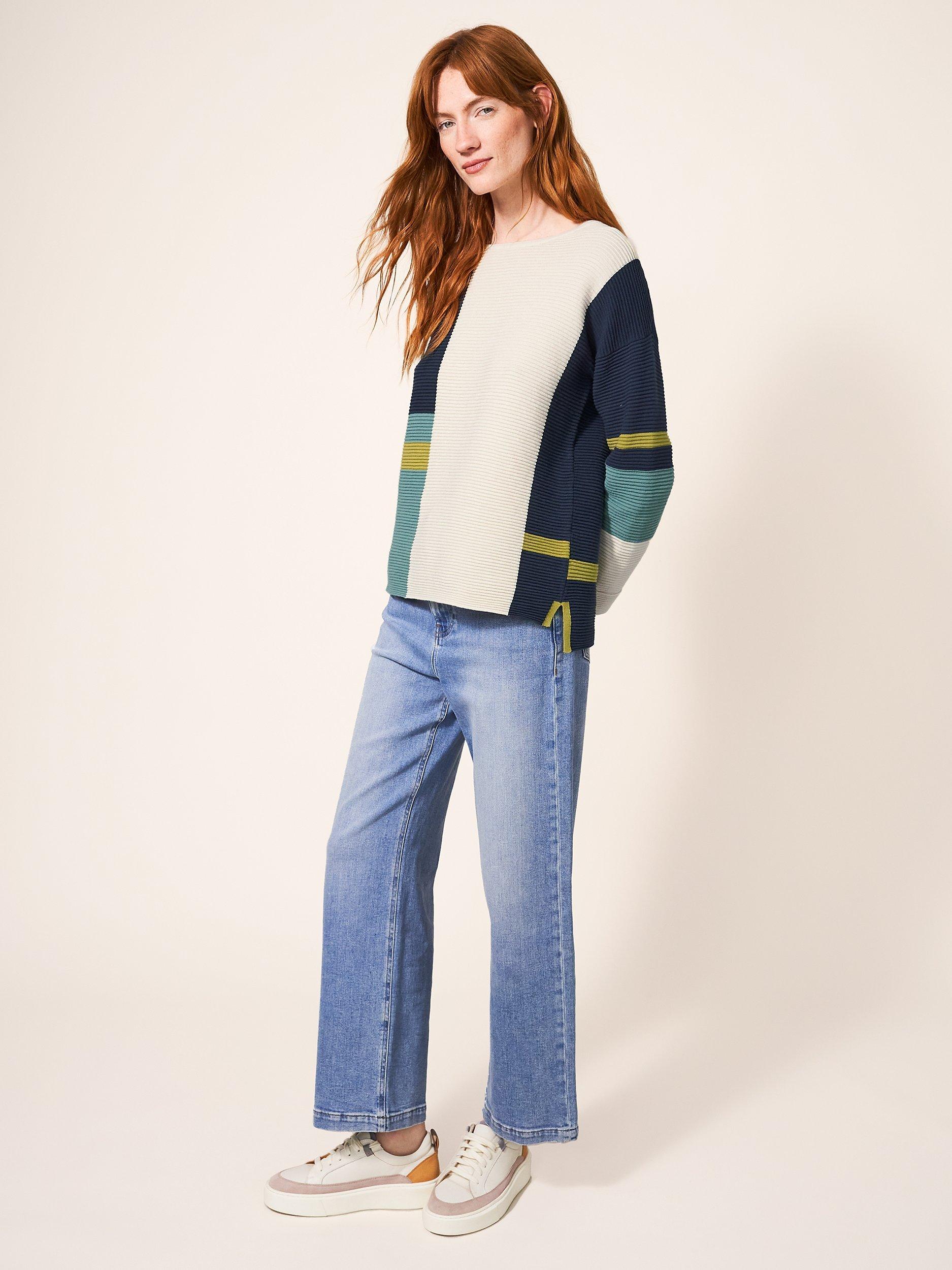 White Stuff Jana Jumper, Teal Mlt