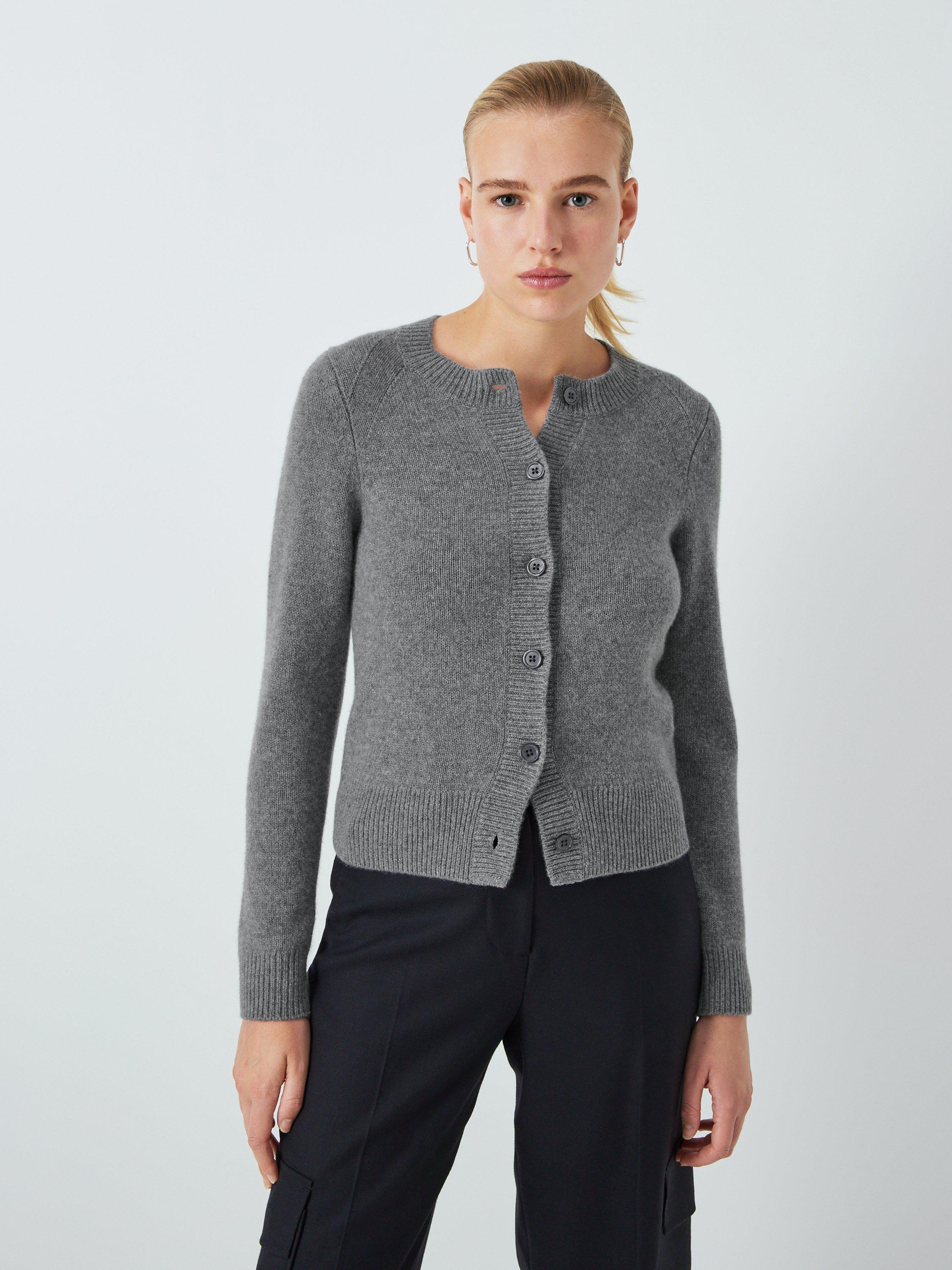 John Lewis Lofty Cashmere Crew Neck Cardigan