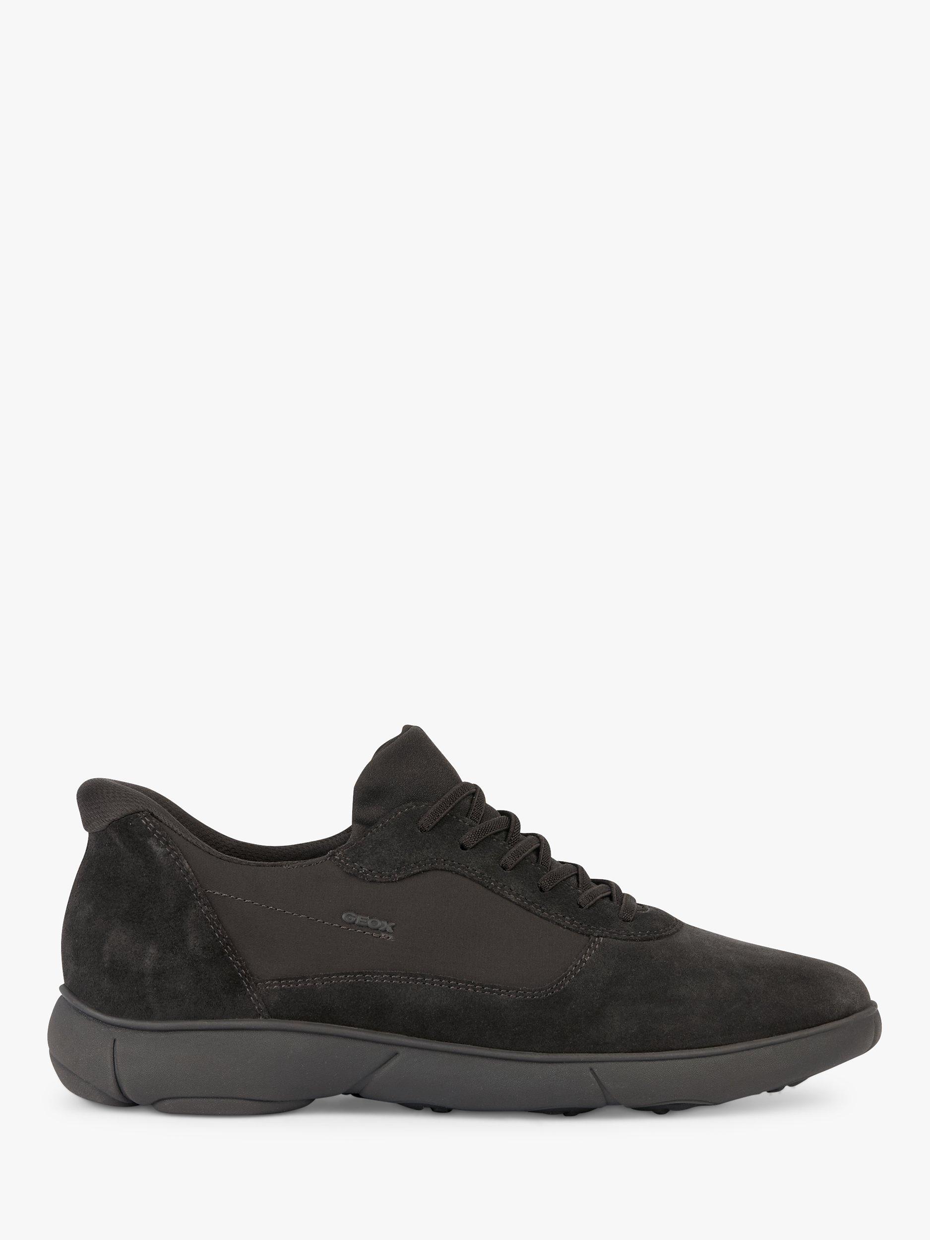 Geox Nebula 2.0 Suede Trainers, Dark Coffee
