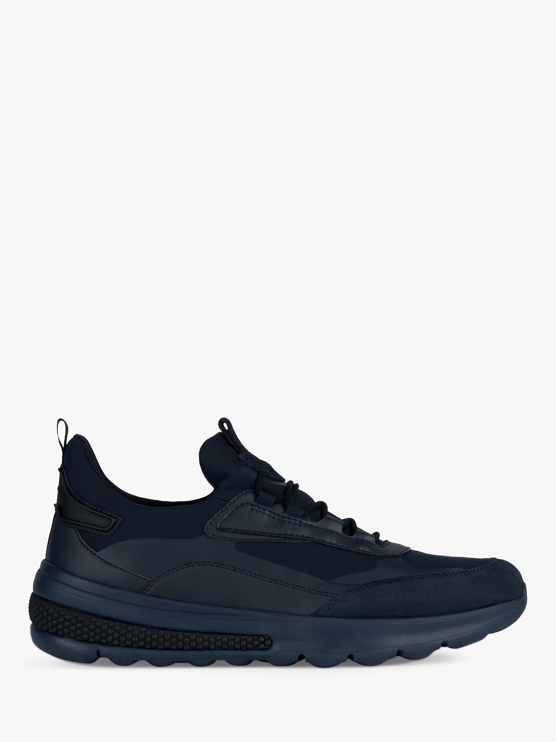 Geox Spehrica Suede Trainers, Navy
