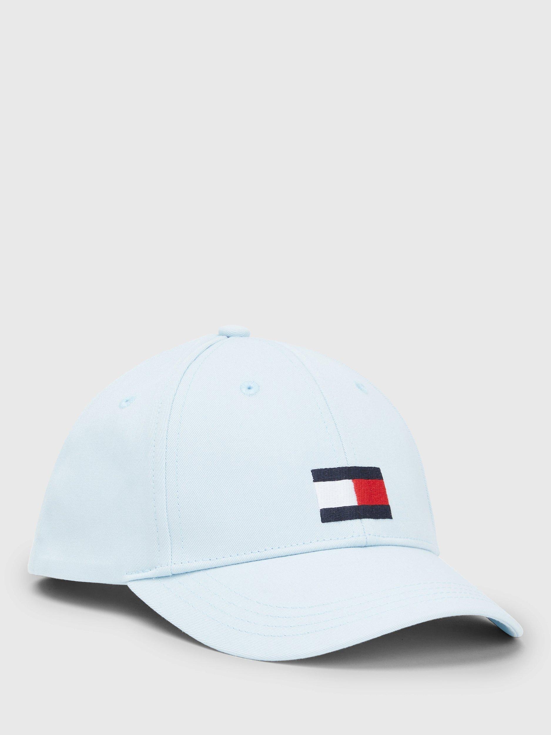 Tommy Hilfiger Kids' Logo Organic Cotton Cap, Shimmering Blue