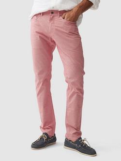 Rodd & Gunn Gunn Fabric Straight Fit Regular Leg Jeans, Coral