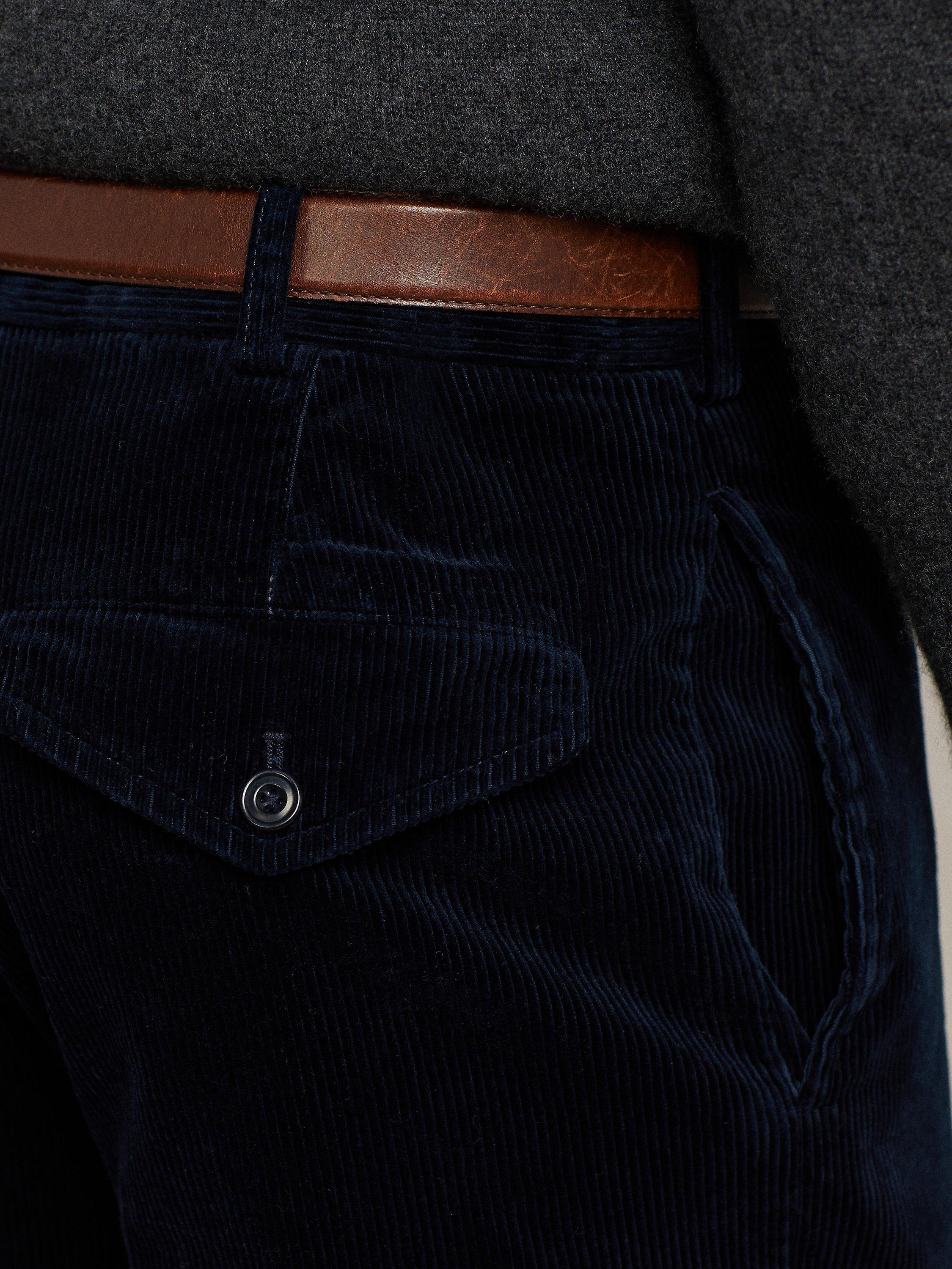 Product image 5 of 5, which shows Ralph Lauren Corduroy Trousers, Aviator Navy, 30R