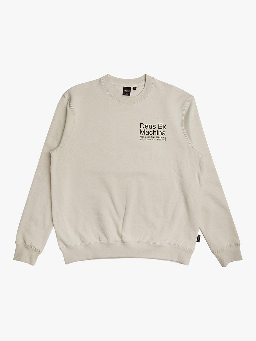 Deus ex Machina Zoning Long Sleeved Top, Dirty White