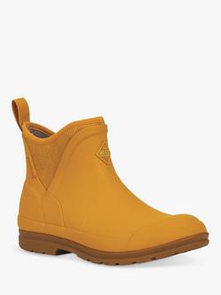 Muck Originals Ankle Wellington Boots - view 2, Yellow/Ditsy Dot Print
