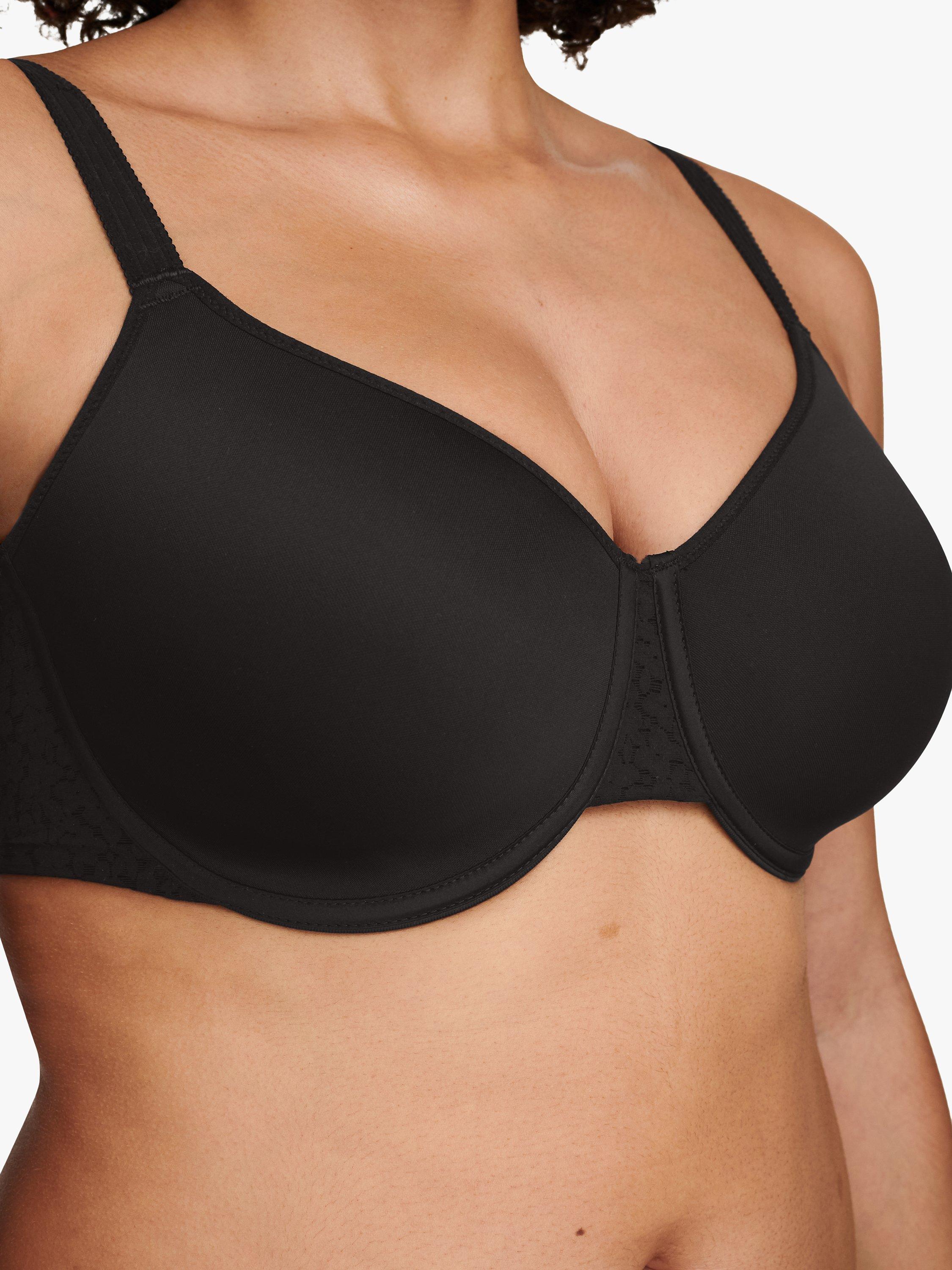 Product image 3 of 4, which shows Chantelle Norah Spacer T-Shirt Bra, Black, 36F