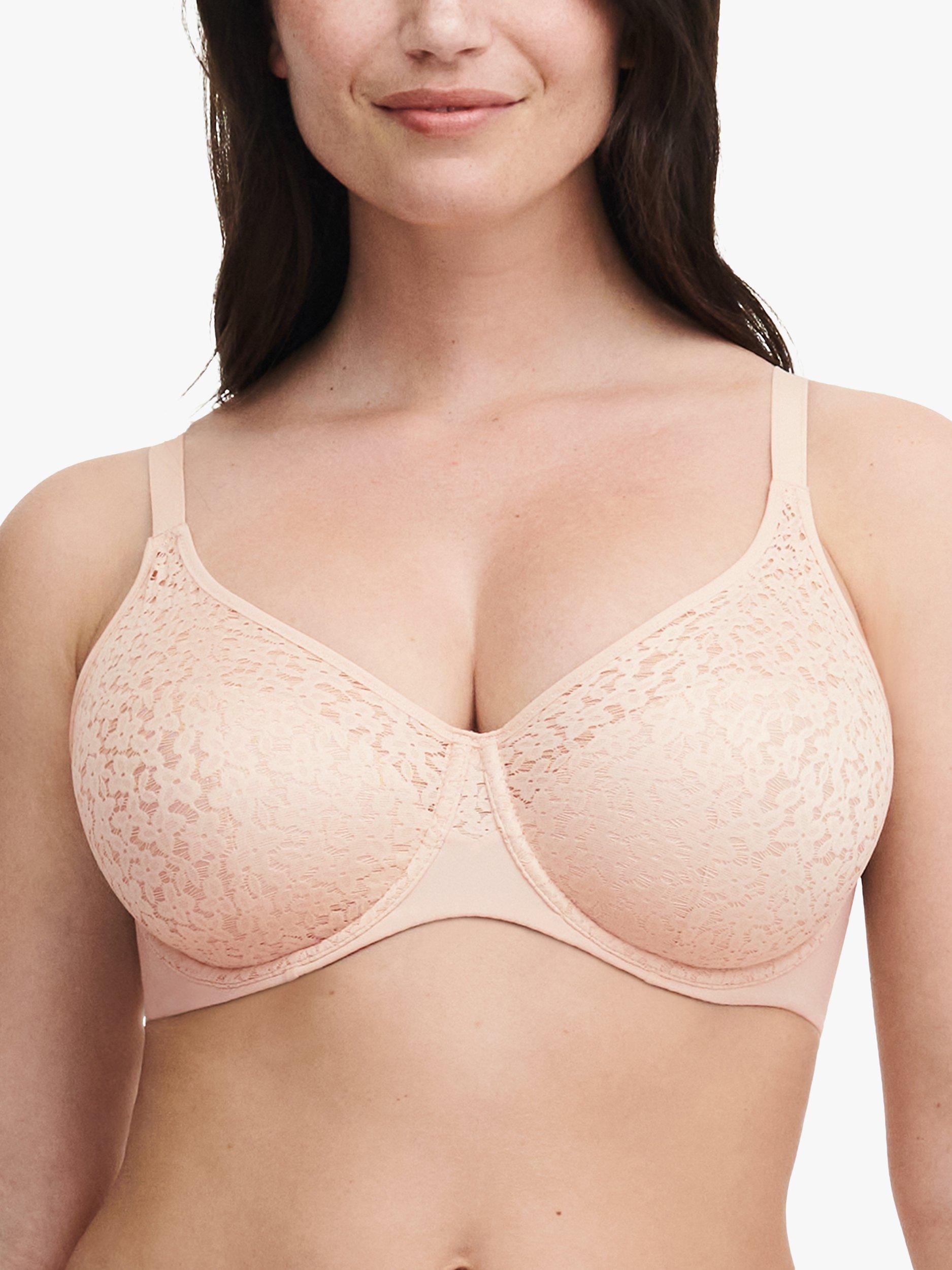 Product image 1 of 6, which shows Chantelle Norah Comfort Underwired Bra, Golden Beige, 30DD