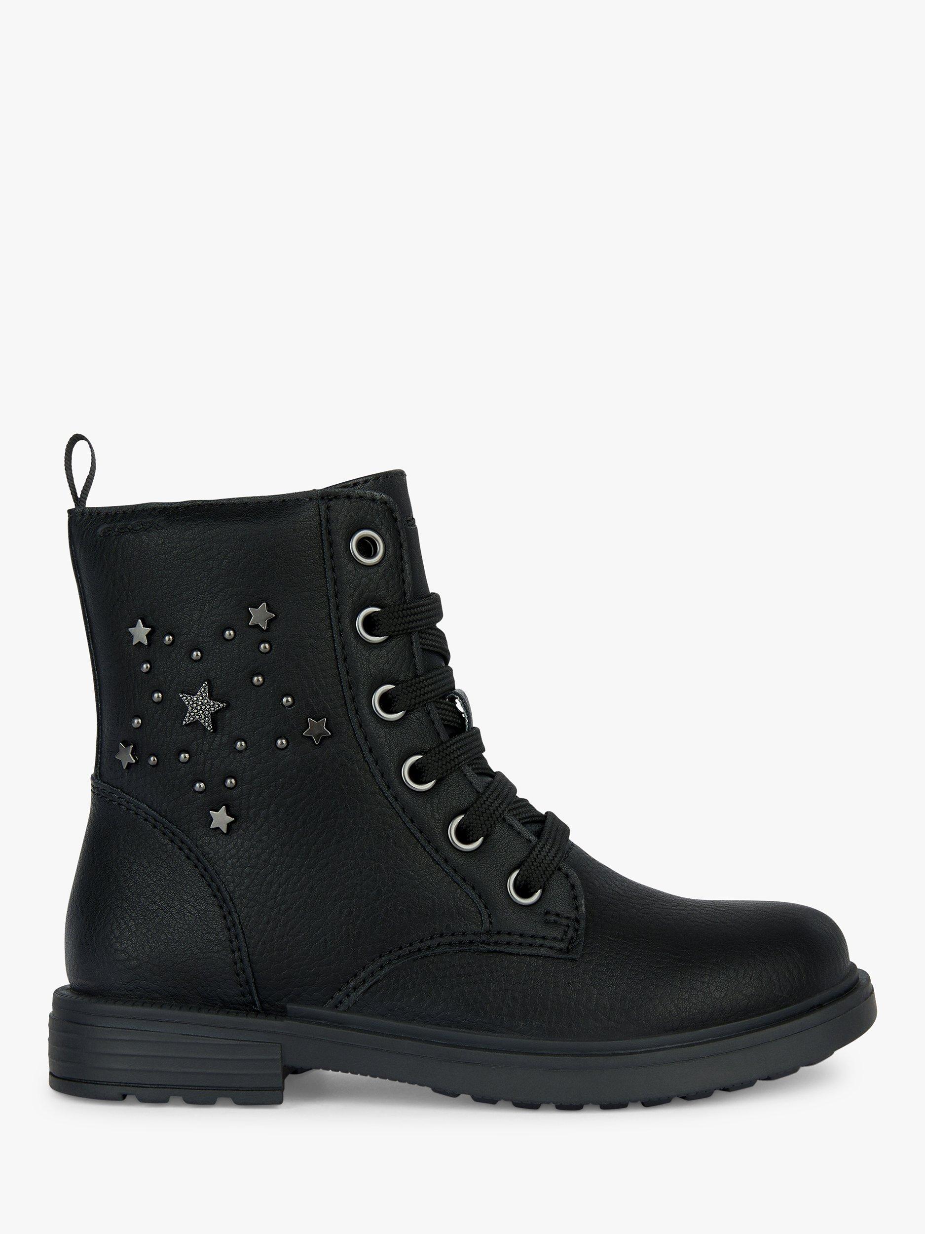 Geox Kids' Eclair Faux Fur Lined Ankle Boots
