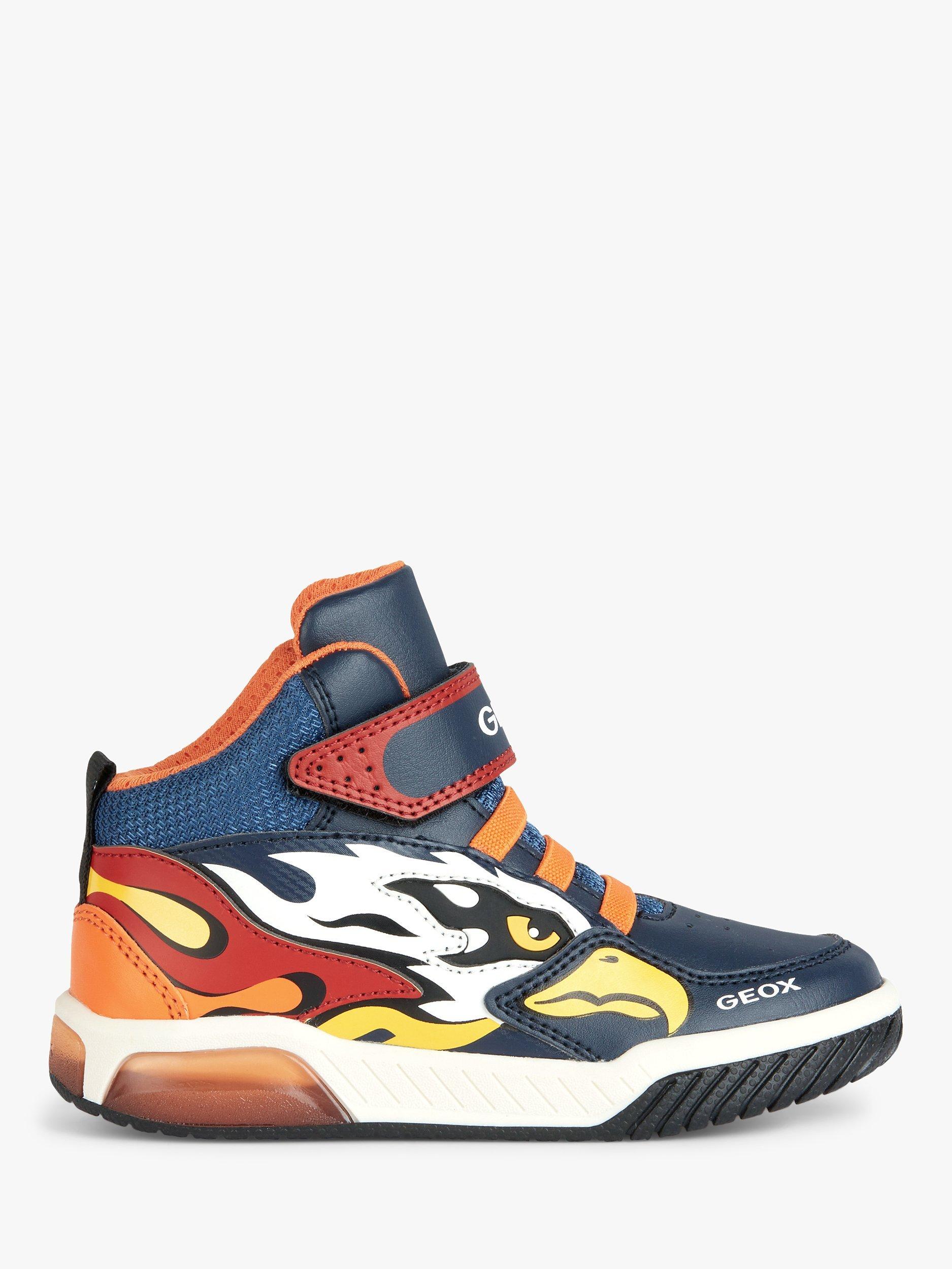 Geox Kids' Inek Light Up High Top Trainers