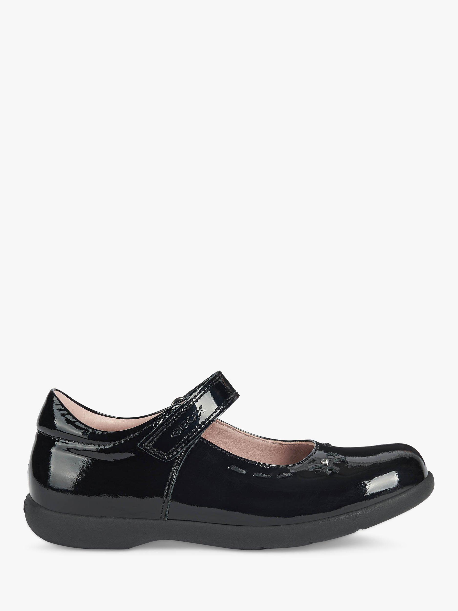 Product image 1 of 6, which shows Geox Kids' Naimara Mary Jane School Shoes, Black, 31