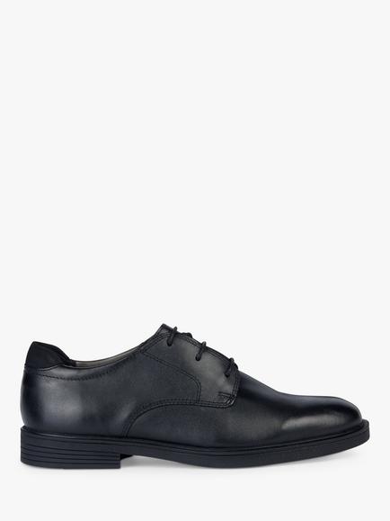 Geox Kids' Zheeno Oxford School Shoes, Black