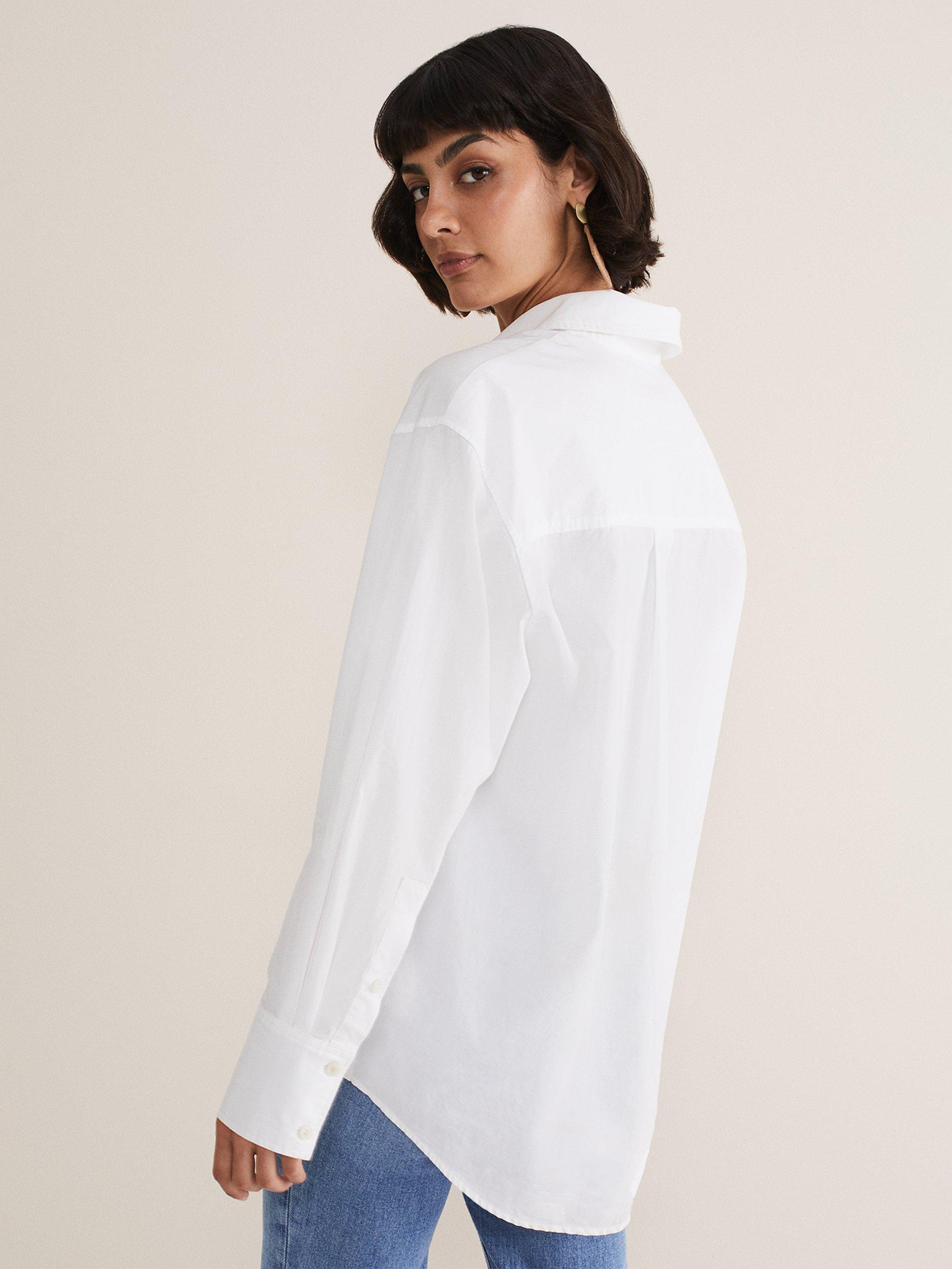 Phase Eight The Boyfriend Shirt, White, 8