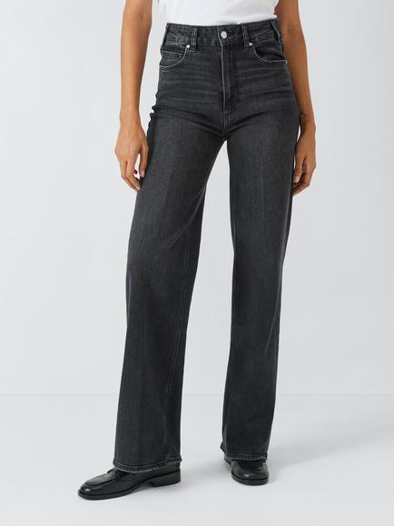 PAIGE Sasha High Rise Wide Leg Jeans, Viper Black