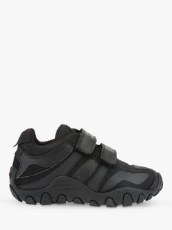 Geox Kids' Crush Trainers, Black, Black