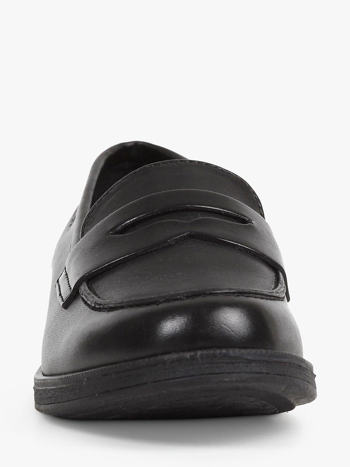 Product image 3 of 7, which shows Geox Kids' Agata Slip On Leather Loafers, Black, 37