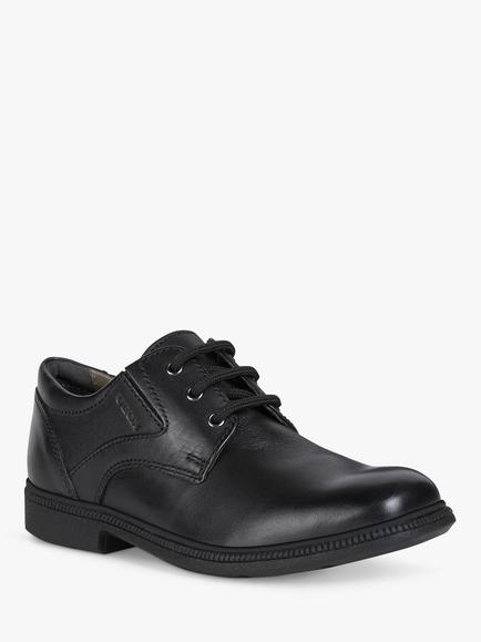 Geox Kids' Federico School Shoes, Black - view 2, Black