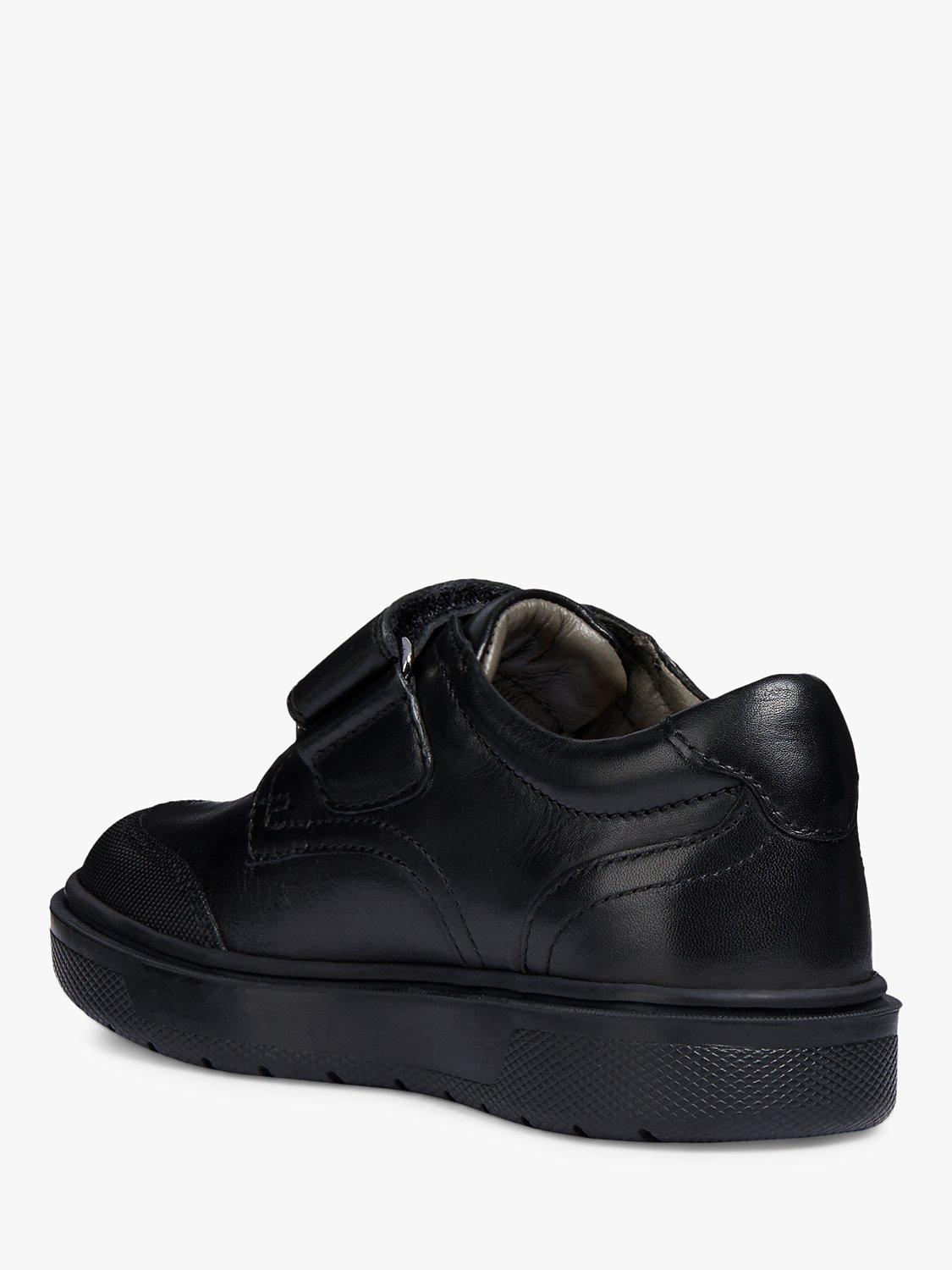 Product image 4 of 7, which shows Geox Kids' Riddock Riptape School Shoes, Black, EU26