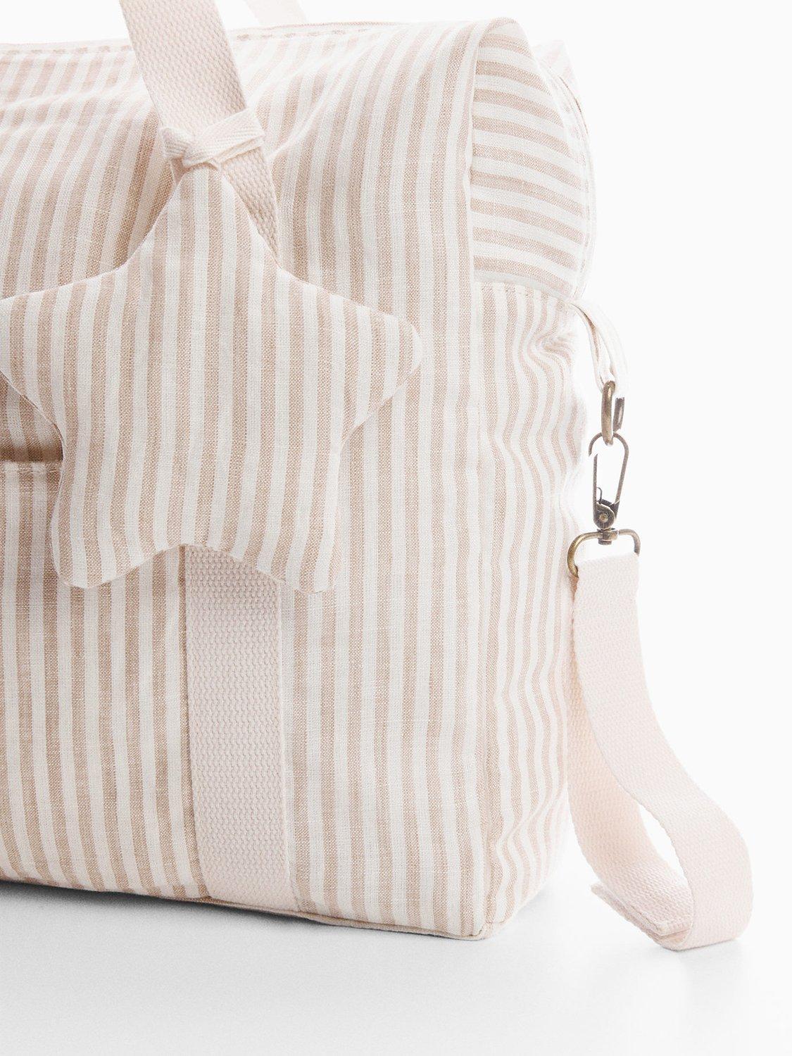 Product image 3 of 5, which shows Mango Londres Maternity Bag, Pastel Brown, One Size
