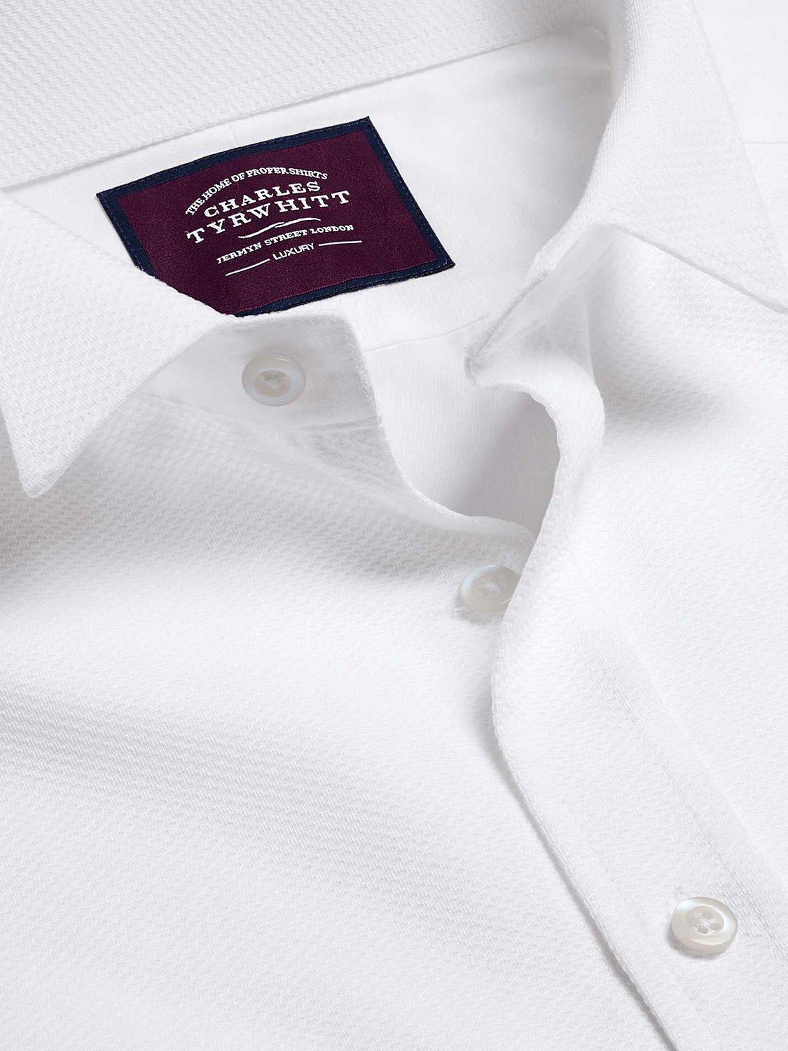 Charles Tyrwhitt Wing Collar Marcella Bib Evening Shirt, White, 15.5 34