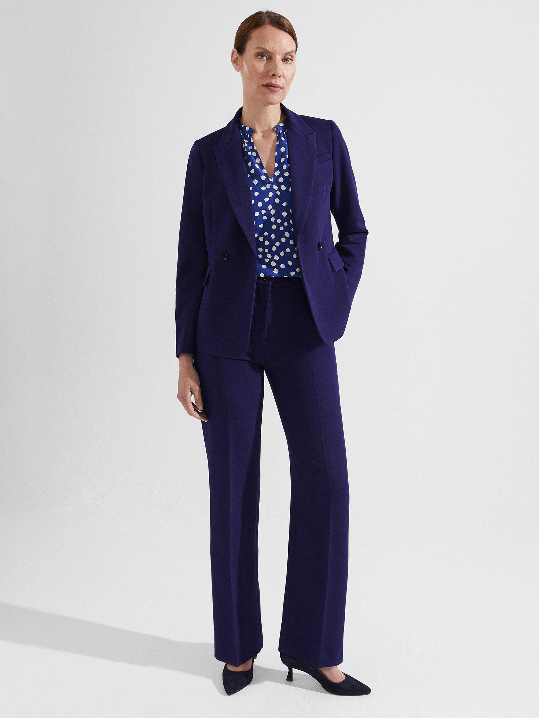 Hobbs Romy Blazer Rich Navy Blue