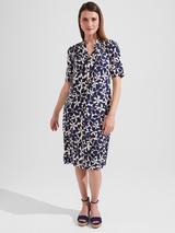 ★Hobbs London★ フェザー プリント OCTAVIA SHIRT DRESS Octavia Shirt Dress | Hobbs US |