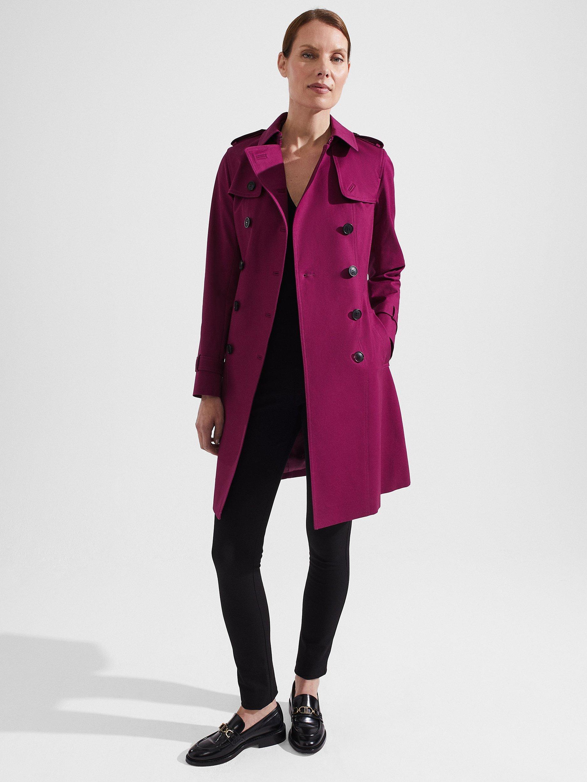 Plum peacoat clearance