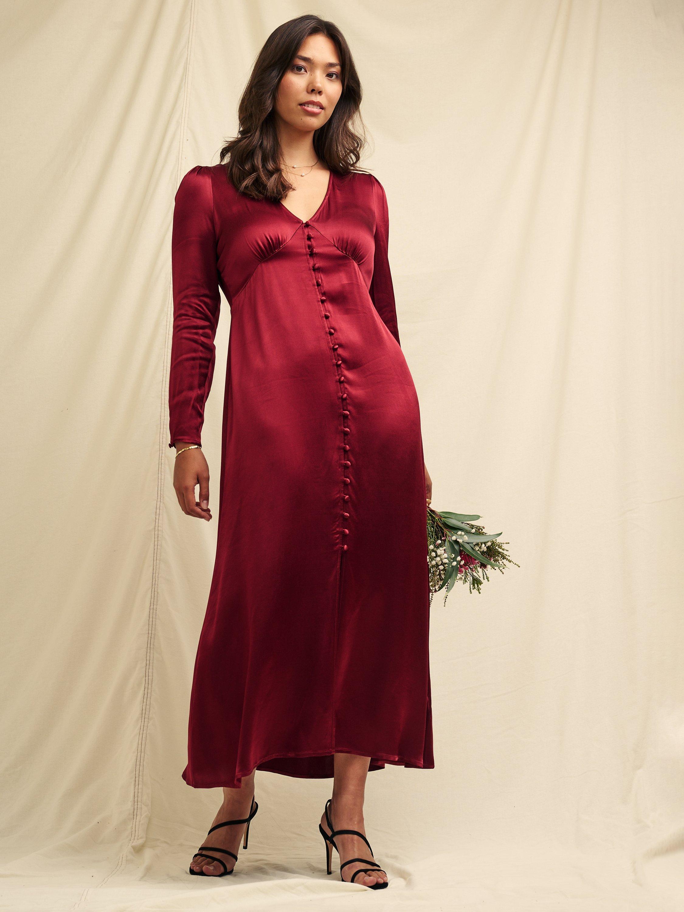 Nobody's Child Tasha Satin Midi Dress