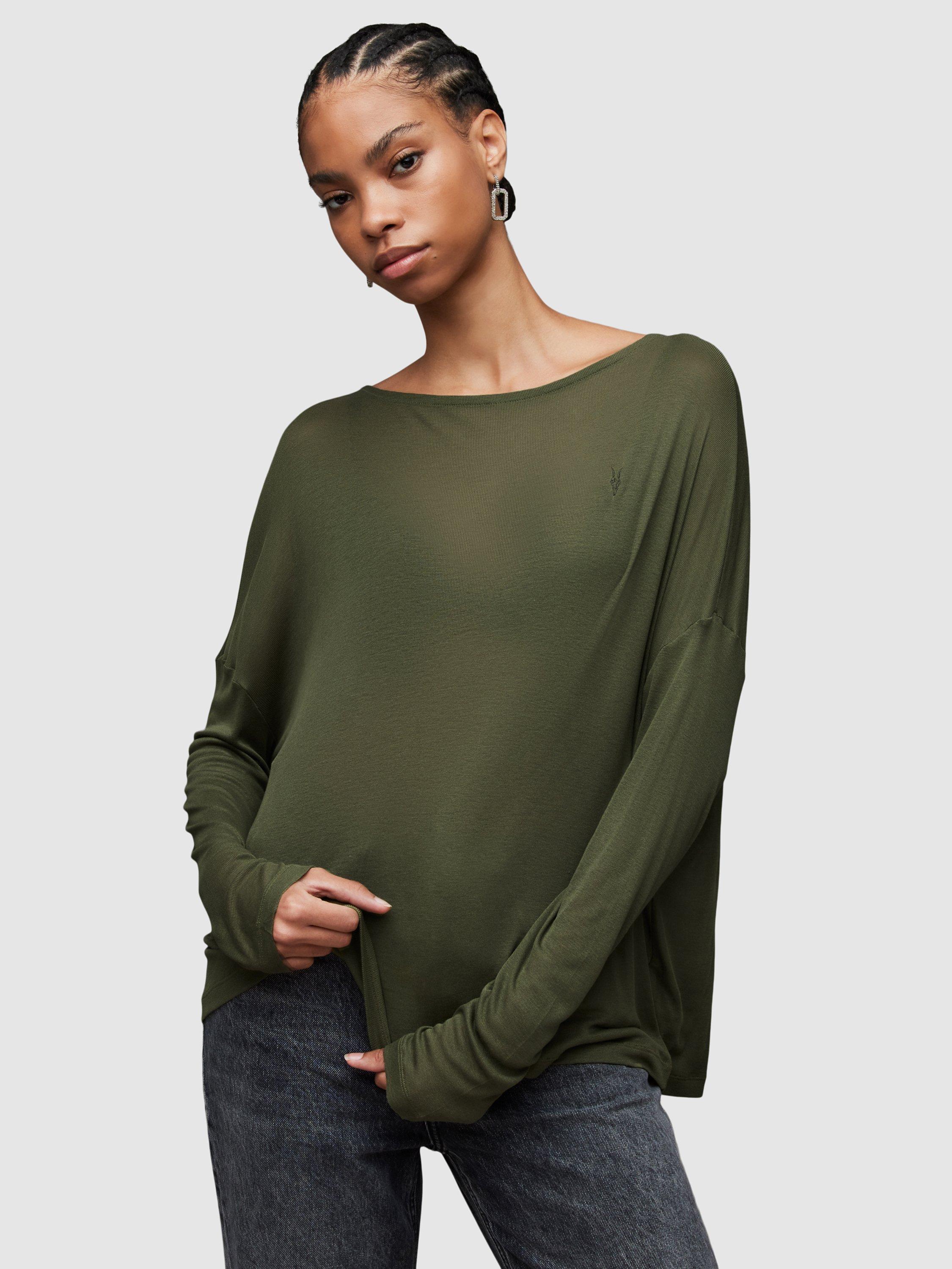 AllSaints Rita Francesco T-Shirt, Green Oasis