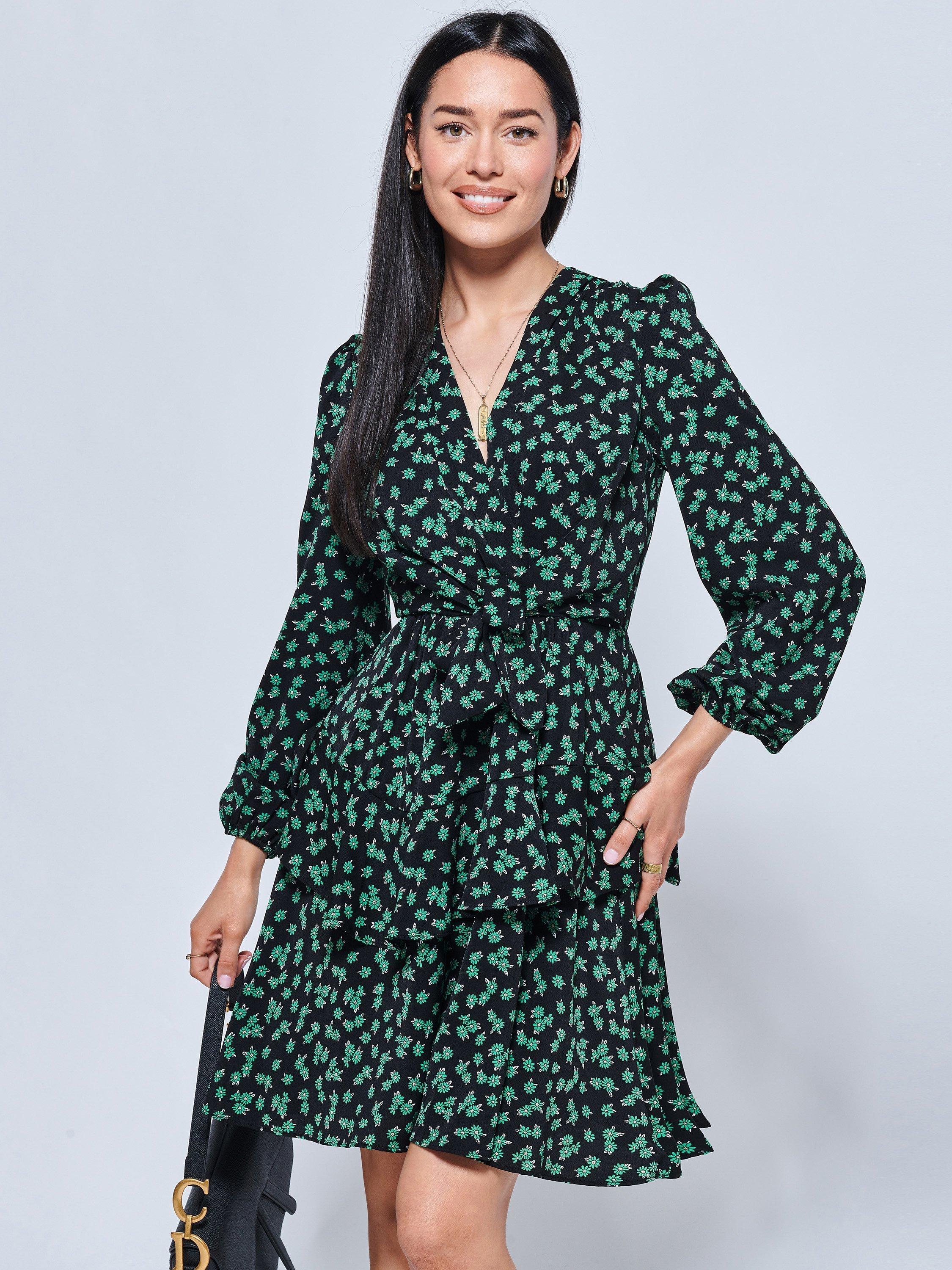 Jolie Moi Casey Floral Mini Dress, Navy
