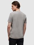 AllSaints Ossage Short Sleeve Crew T-Shirt, Stone Taupe