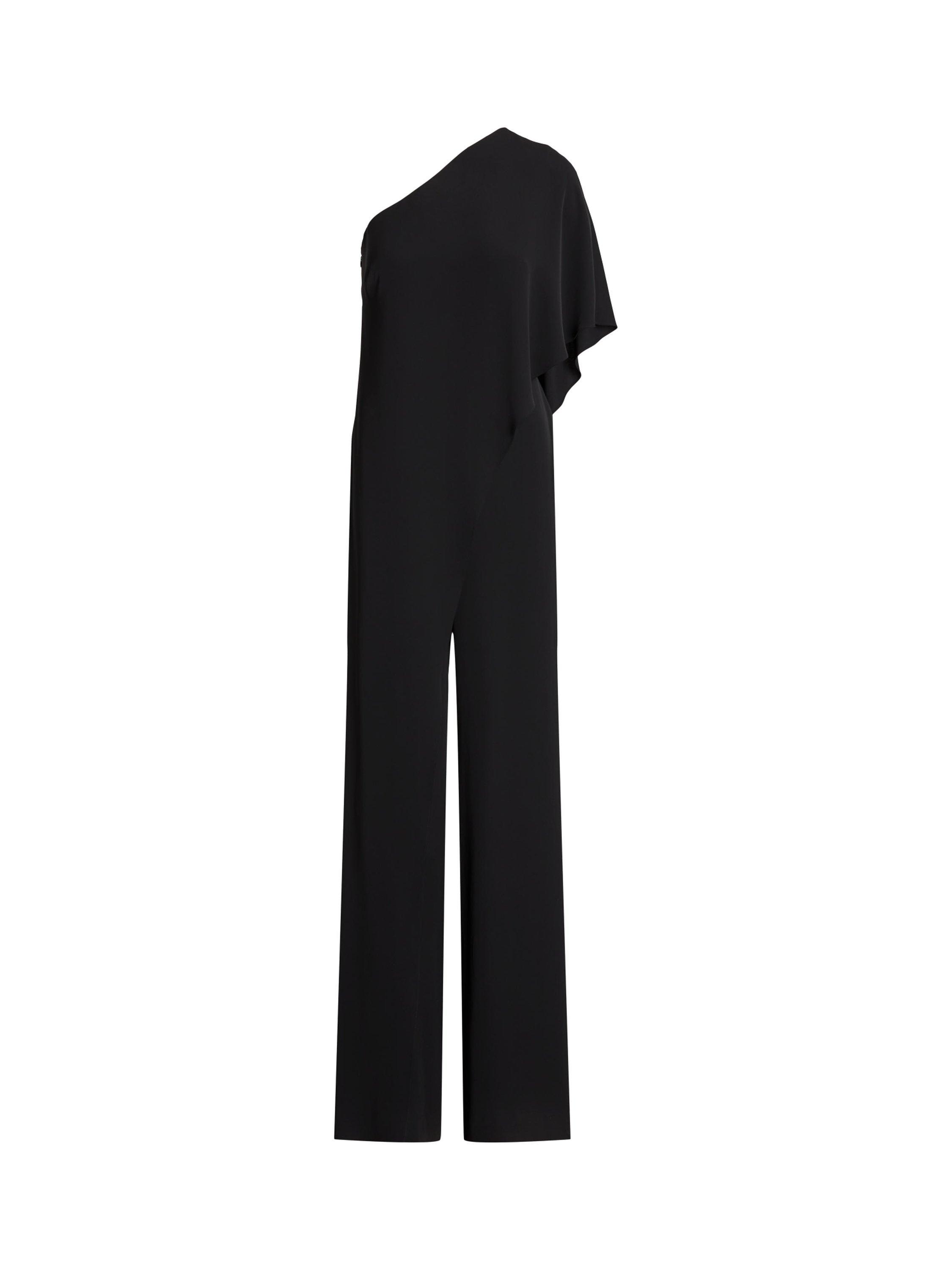 Lauren Ralph Lauren April One Shoulder Jumpsuit Black