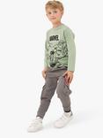 Angel & Rocket Kids' Marvel Long Sleeve T-Shirt, Green, Green