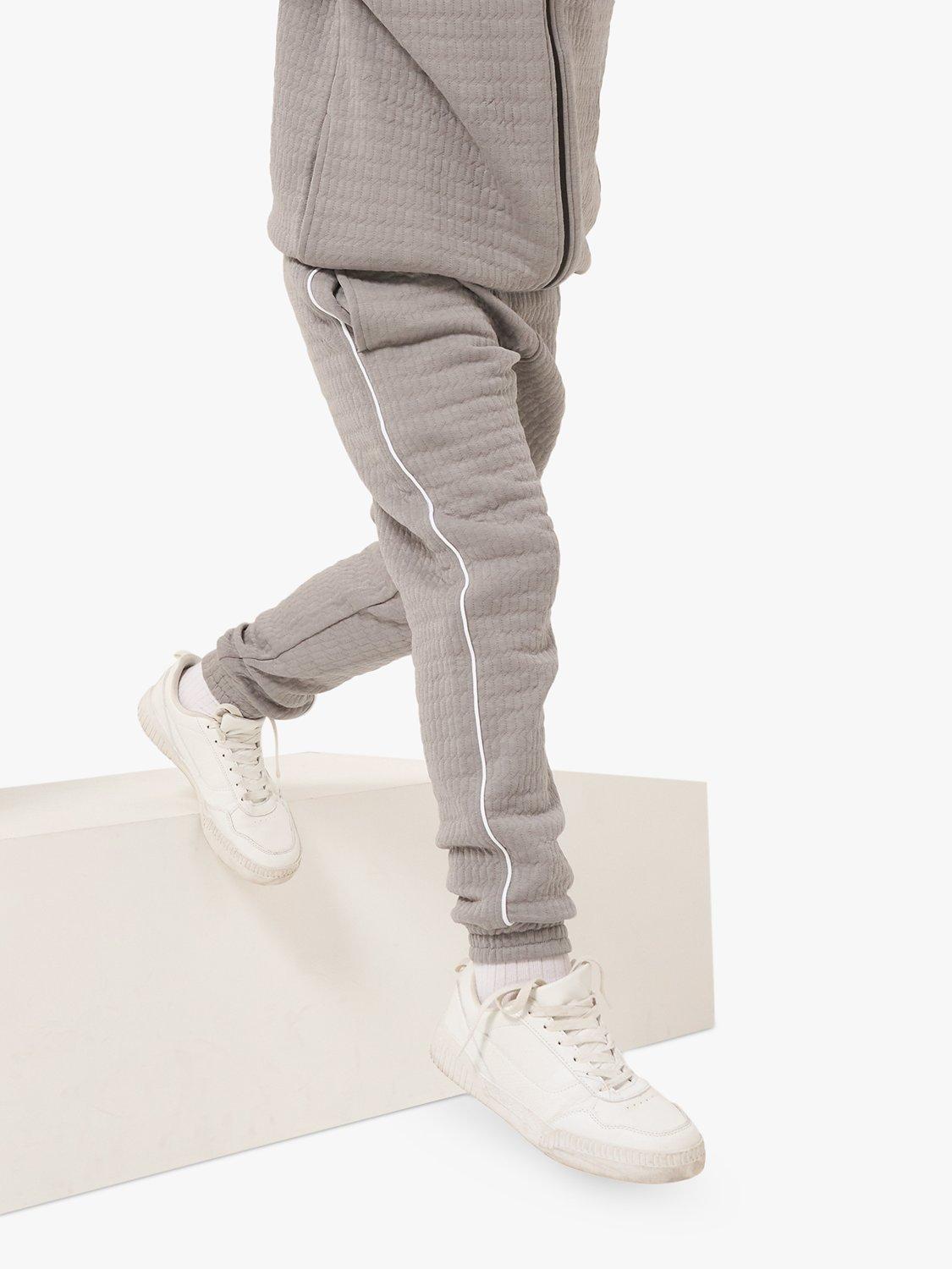Angel & Rocket Kids' Textured Joggers, Grey