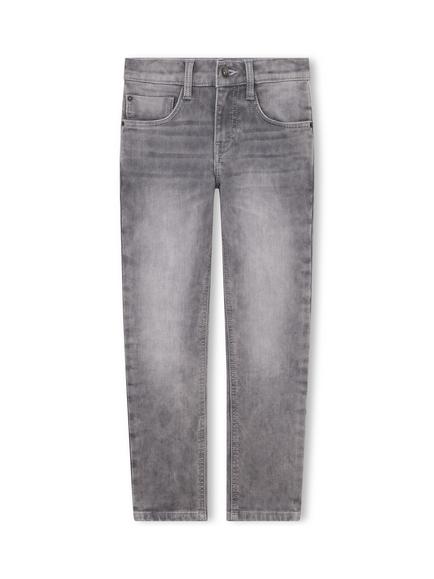 Timberland Kids' Slim Fit Denim Jeans, Grey, Grey