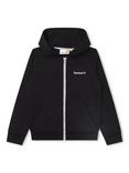 Timberland Kids' Logo Graphic Back Zip Through Hoodie