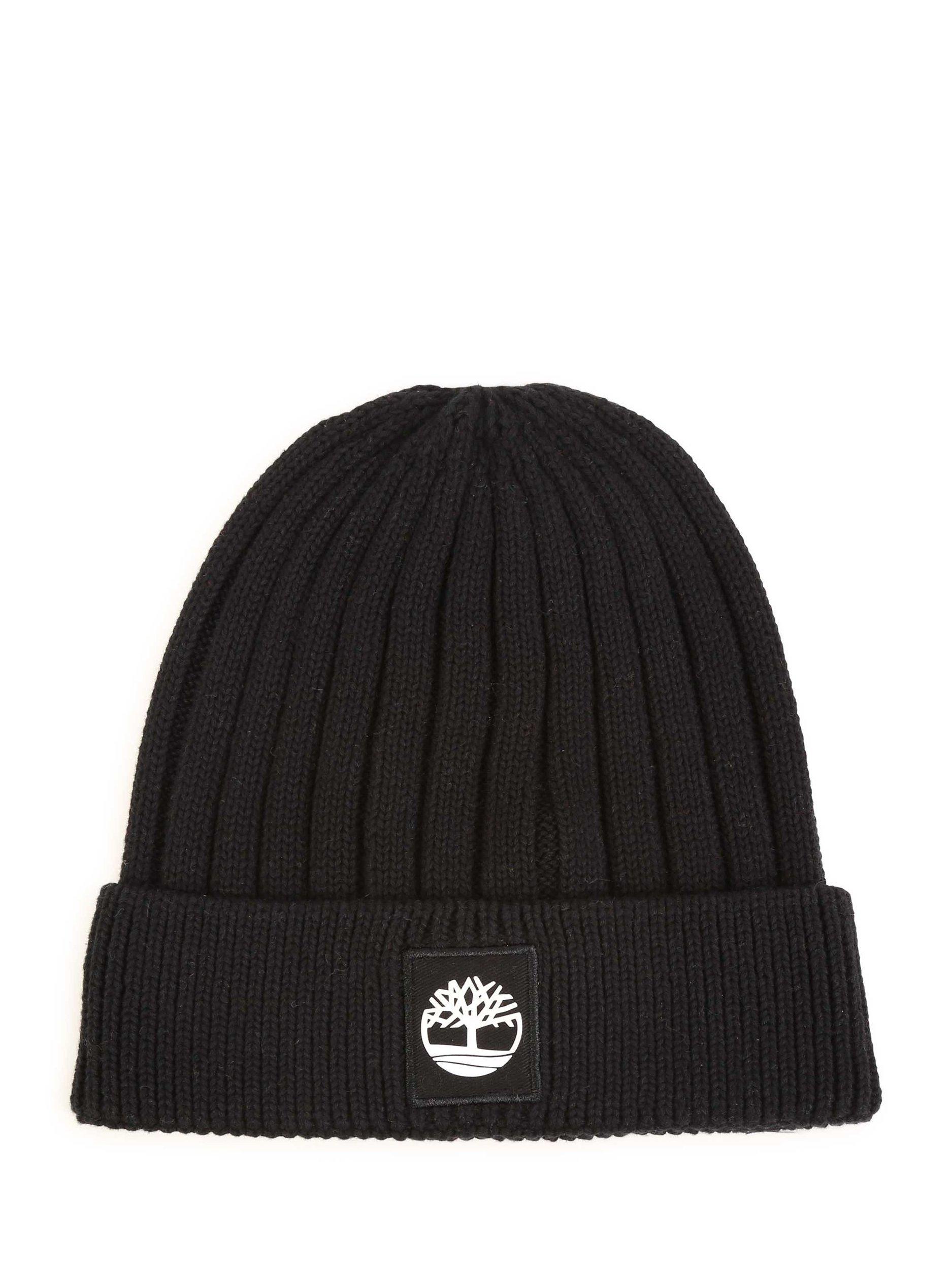 Timberland Kids' Cotton Pull On Hat, Black