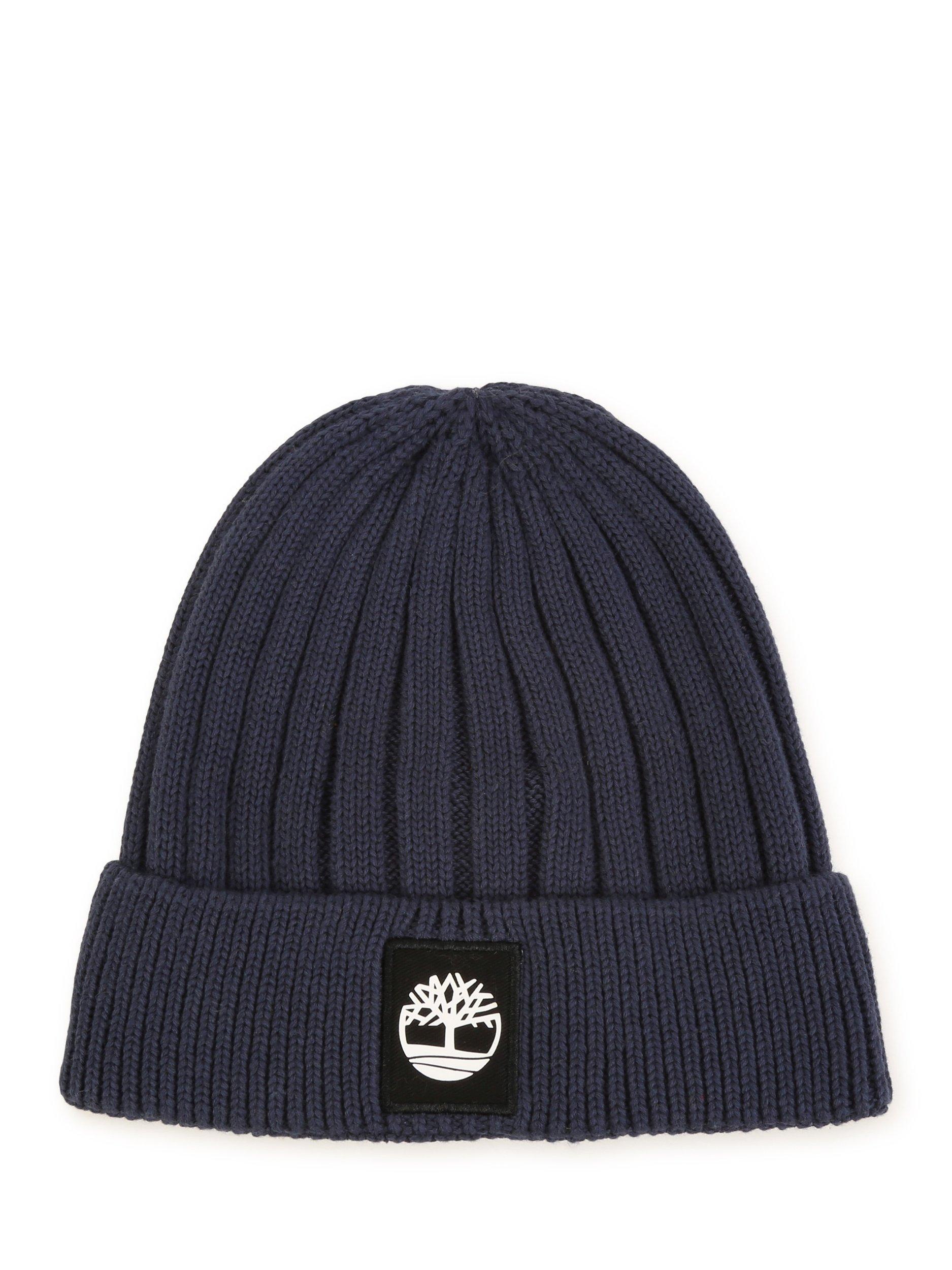Timberland Kids' Cotton Pull On Hat, Blue